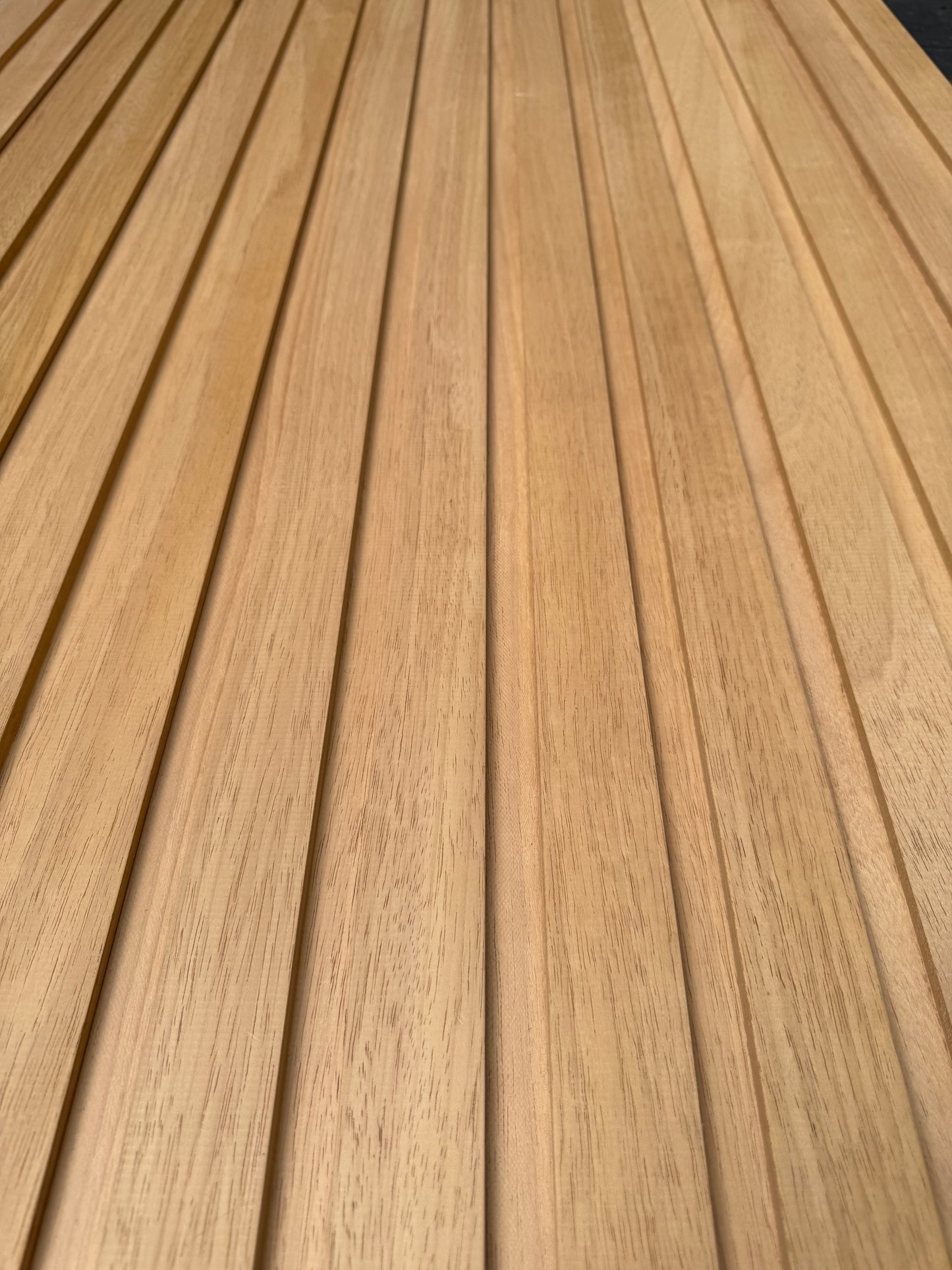 Premium South American White Oak Fluted Comb Paneling