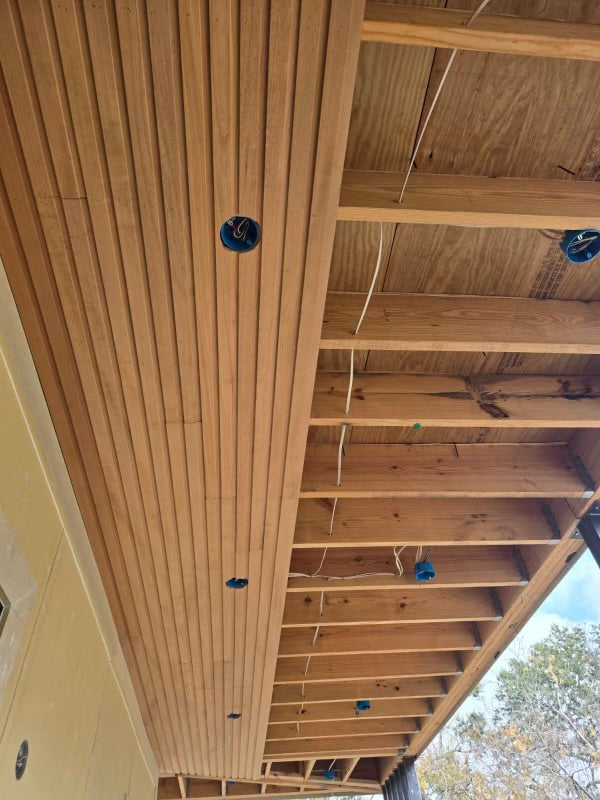Premium South American White Oak Fluted Comb Paneling